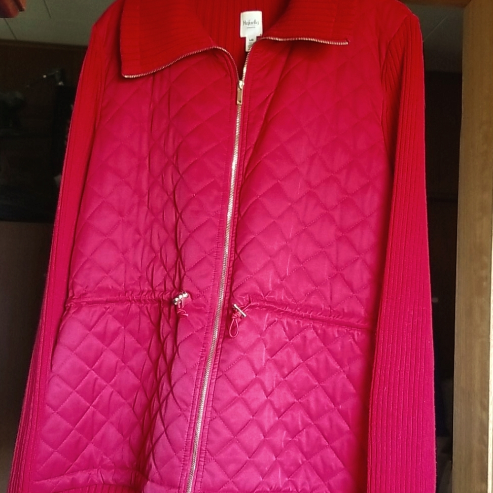 Rafaella zip up sweater jacket